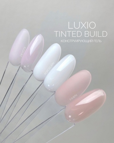 Luxio Tint Build Porcelain 013, конструирующий гель фото 7