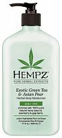HEMPZ Exotic Green Tee & Asian Pear увлажняющий крем для тела, 500 мл