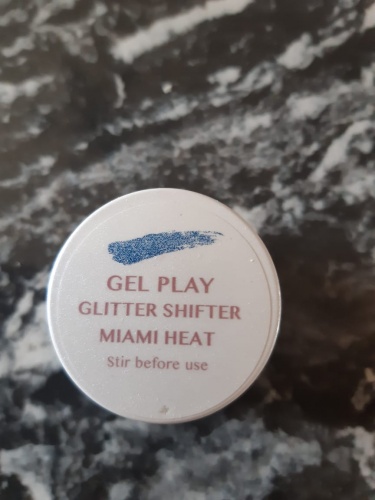GEL PLAY GLITTER SHIFTER MIAMI HEAT #124, 4 гр