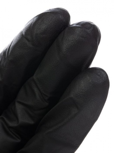 NITRILE ARCHDALE перчатки смотровые, нитриловые, неопудренные, текстурированные, нестирильные, черные М, 50 пар фото 3
